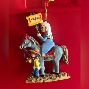 Vintage Holiday ornament 🐴